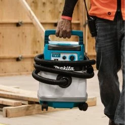 Makita XCV25ZUX 36V (18V X2) LXT Brushless Lithium-Ion Cordless AWS 4 Gallon HEPA Filter Dry Dust Extractor/Vacuum (Tool Only) -Cheap Makita Store mktnxcv25zux e