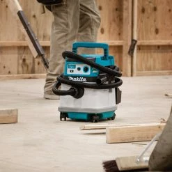 Makita XCV25ZUX 36V (18V X2) LXT Brushless Lithium-Ion Cordless AWS 4 Gallon HEPA Filter Dry Dust Extractor/Vacuum (Tool Only) -Cheap Makita Store mktnxcv25zux f