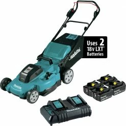 Makita XML10CT1 18V X2 (36V) LXT Lithium-ion 21 In. Cordless Lawn Mower Kit With 4 Batteries (5 Ah) -Cheap Makita Store mktnxml10ct1 b