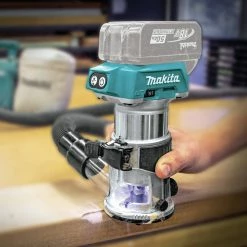 Makita XMT03Z-XTR01Z 18V LXT Lithium-Ion Cordless Oscillating Multi-Tool And Compact Brushless Cordless Router Bundle -Cheap Makita Store mktnxmt03z xtr01z bndl p