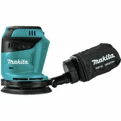 Makita XOB01Z-BL1840DC1 18V LXT Lithium-Ion 5 In. Cordless Random Orbit Sander And Battery With Charger Starter Pack Bundle (4 Ah) -Cheap Makita Store mktnxob01z bl1840bdc1 bndl c