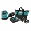 Makita XOB01Z-BL1840BDC2 18V LXT Lithium-Ion 5 In. Cordless Random Orbit Sander And 2 Batteries With Rapid Optimum Charger Bundle (4 Ah) -Cheap Makita Store mktnxob01z bl1840bdc2 bndl
