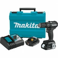 Factory Reconditioned Makita XPH11RB-R 18V LXT Brushless Sub-Compact Lithium-Ion 1/2 In. Cordless Hammer Drill Driver Kit With 2 Batteries (2 Ah)