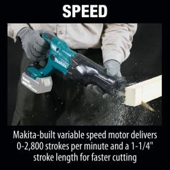 Makita XRJ04Z LXT 18V Cordless Lithium-Ion Reciprocating Saw (Tool Only) 25 Makita XRJ04Z LXT 18V Cordless Lithium-Ion Reciprocating Saw (Tool Only) -Cheap Makita Store mktnxrj04z k