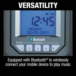 Makita XRM10 18V LXT/12V Max CXT Lithium-Ion Cordless Bluetooth Job Site Charger/Radio (Tool Only) -Cheap Makita Store mktnxrm10 h