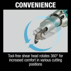 Makita XSJ04T 18V LXT Brushless Lithium-Ion 18 Gauge Cordless Offset Shear Kit With 2 Batteries (5 Ah) -Cheap Makita Store mktnxsj04t d