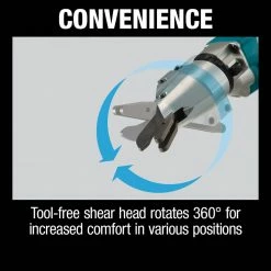 Makita XSJ05T 18V LXT Brushless Lithium-Ion 1/2 In. Cordless Fiber Cement Shear Kit With 2 Batteries (5 Ah) -Cheap Makita Store mktnxsj05t f