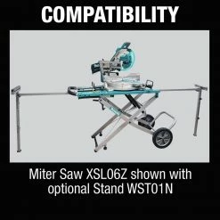 Makita XSL06PM 36V (18V X2) LXT Brushless Lithium-Ion 10 In. Cordless Dual-Bevel Sliding Compound Miter Saw With Laser Kit And 2 Batteries (4 Ah) -Cheap Makita Store mktnxsl06pm f