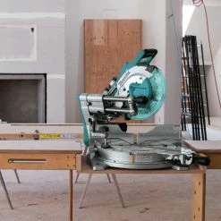 Makita XSL06PM 36V (18V X2) LXT Brushless Lithium-Ion 10 In. Cordless Dual-Bevel Sliding Compound Miter Saw With Laser Kit And 2 Batteries (4 Ah) -Cheap Makita Store mktnxsl06pm o
