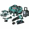 Makita XT707PT 18V LXT Brushless Lithium-Ion Cordless 7-Tool Combo Kit With 2 Batteries (5 Ah) -Cheap Makita Store mktnxt707pt