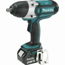 Makita XWT04S1 18V LXT Brushed Lithium-Ion 1/2 In. Cordless Square Drive Impact Wrench Kit (3 Ah) -Cheap Makita Store mktnxwt04s1 b