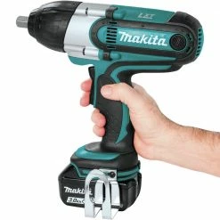 Makita XWT04S1 18V LXT Brushed Lithium-Ion 1/2 In. Cordless Square Drive Impact Wrench Kit (3 Ah) -Cheap Makita Store mktnxwt04s1 c