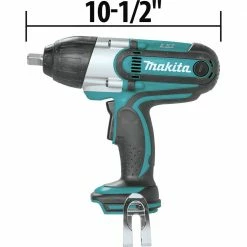 Makita XWT04S1 18V LXT Brushed Lithium-Ion 1/2 In. Cordless Square Drive Impact Wrench Kit (3 Ah) -Cheap Makita Store mktnxwt04s1 d