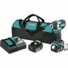 Makita XWT17T 18V LXT Brushless Lithium-Ion 1/2 In. Cordless Square Drive Mid-Torque Impact Wrench With Friction Ring Kit With 2 Batteries (5 Ah) -Cheap Makita Store mktnxwt17t