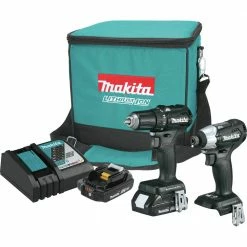 Factory Reconditioned Makita CX200RB-R 18V LXT Lithium-Ion Sub-Compact Brushless Cordless 2-Pc. Combo Kit