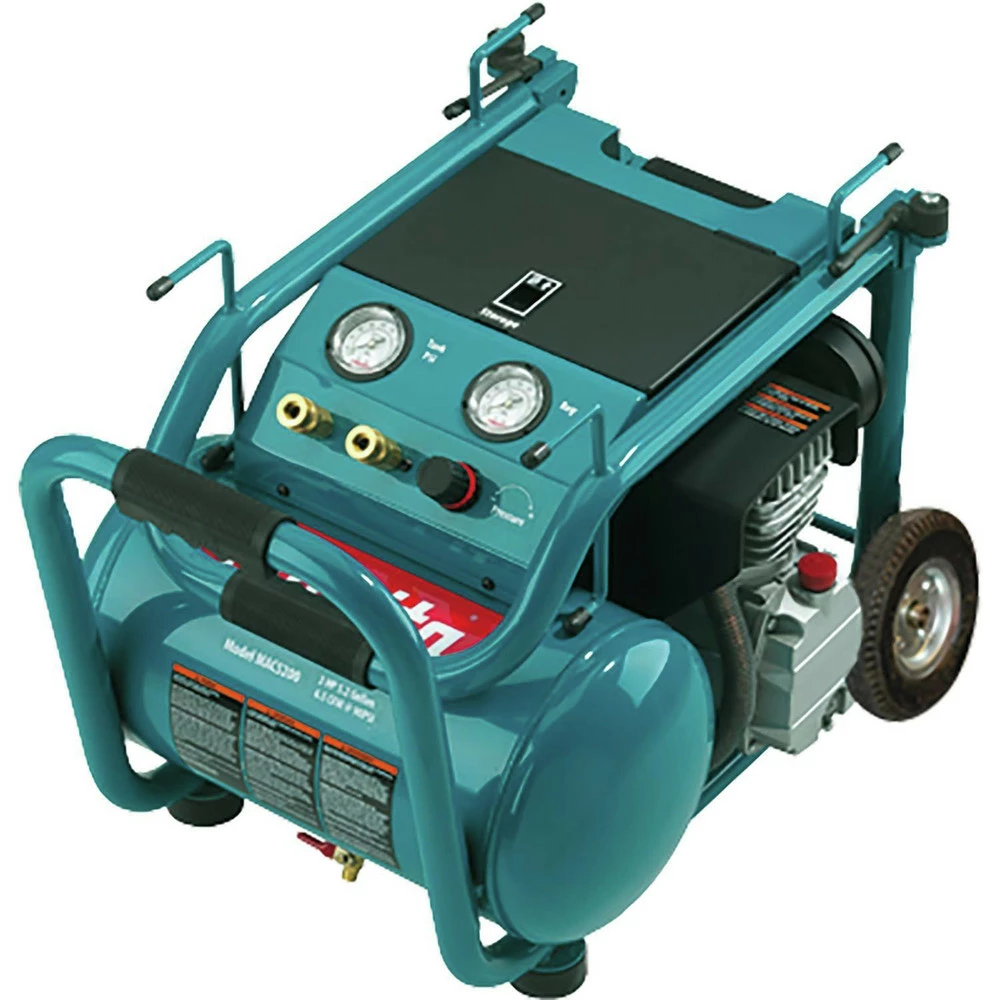 Factory Reconditioned Makita MAC5200-R 3 HP 5.2 Gallon Oil-Lube Wheelbarrow Air Compressor 4 Factory Reconditioned Makita MAC5200-R 3 HP 5.2 Gallon Oil-Lube Wheelbarrow Air Compressor - Image 2