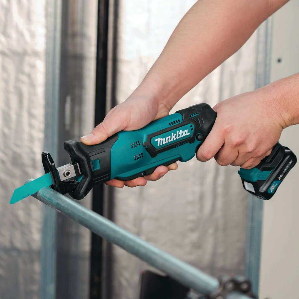 Factory Reconditioned Makita RJ03R1-R 12V MAX CXT 2.0 Ah Cordless Lithium-Ion Reciprocating Saw Kit 5 Factory Reconditioned Makita RJ03R1-R 12V MAX CXT 2.0 Ah Cordless Lithium-Ion Reciprocating Saw Kit - Image 3