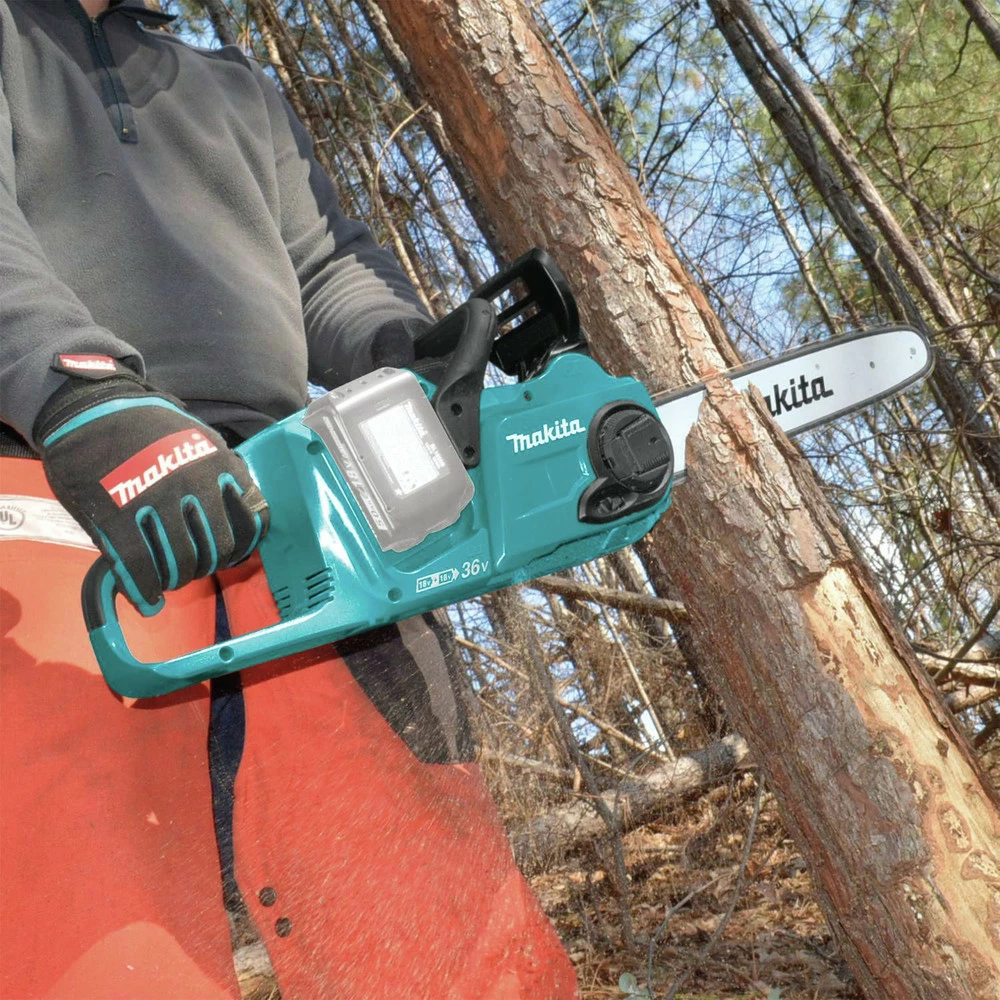 Makita XCU03Z X2 (36V) LXT Lithium-Ion Brushless Cordless 14 In. Chainsaw (Tool Only) 7 Makita XCU03Z X2 (36V) LXT Lithium-Ion Brushless Cordless 14 In. Chainsaw (Tool Only) - Image 5