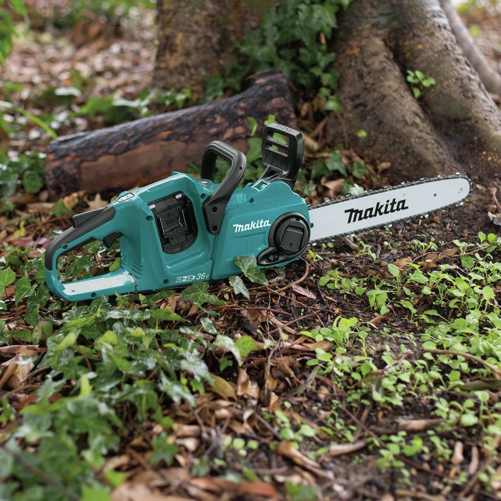 Makita XCU03Z X2 (36V) LXT Lithium-Ion Brushless Cordless 14 In. Chainsaw (Tool Only) 8 Makita XCU03Z X2 (36V) LXT Lithium-Ion Brushless Cordless 14 In. Chainsaw (Tool Only) - Image 6