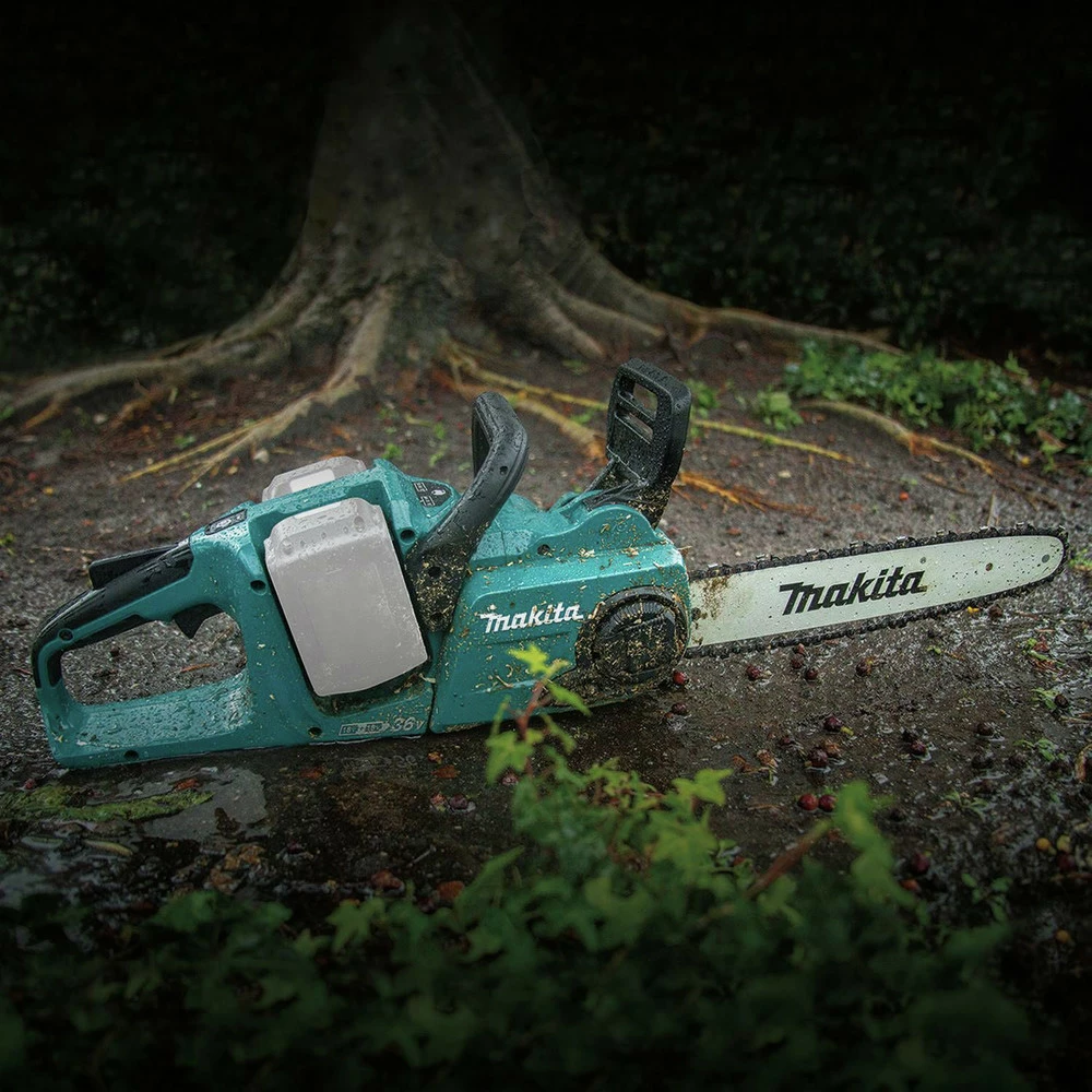 Makita XCU03Z X2 (36V) LXT Lithium-Ion Brushless Cordless 14 In. Chainsaw (Tool Only) 9 Makita XCU03Z X2 (36V) LXT Lithium-Ion Brushless Cordless 14 In. Chainsaw (Tool Only) - Image 7