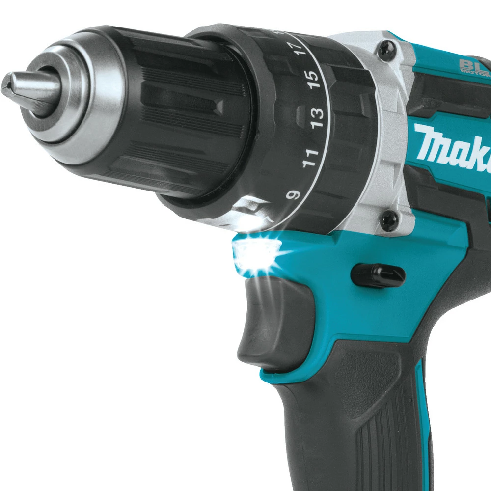 Factory Reconditioned Makita XPH12T-R 18V LXT Compact Brushless Lithium-Ion 1/2 In. Cordless Hammer Drill Driver Kit With 2 Batteries (5 Ah) 5 Factory Reconditioned Makita XPH12T-R 18V LXT Compact Brushless Lithium-Ion 1/2 In. Cordless Hammer Drill Driver Kit With 2 Batteries (5 Ah) - Image 3
