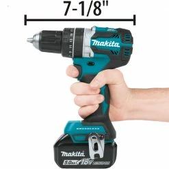 Factory Reconditioned Makita XPH12T-R 18V LXT Compact Brushless Lithium-Ion 1/2 In. Cordless Hammer Drill Driver Kit With 2 Batteries (5 Ah) 18 Factory Reconditioned Makita XPH12T-R 18V LXT Compact Brushless Lithium-Ion 1/2 In. Cordless Hammer Drill Driver Kit With 2 Batteries (5 Ah) -Cheap Makita Store mktrxph12t r d