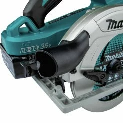 Factory Reconditioned Makita XSH06PT-R 18V X2 LXT Lithium-Ion (36V) 5 Ah Brushless Cordless 7-1/4 In. Circular Saw Kit -Cheap Makita Store mktrxsh06pt r m