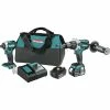 Factory Reconditioned Makita XT268T-R 18V LXT Brushless Lithium-Ion 1/2 In. Cordless Hammer Drill/ Impact Driver Combo Kit (5 Ah) 1 Factory Reconditioned Makita XT268T-R 18V LXT Brushless Lithium-Ion 1/2 In. Cordless Hammer Drill/ Impact Driver Combo Kit (5 Ah) -Cheap Makita Store mktrxt268t r