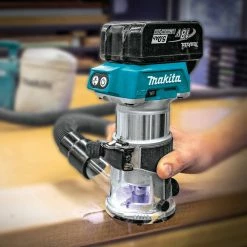 Factory Reconditioned Makita XTR01T7-R 18V LXT Lithium-Ion 1/4 In. Cordless Compact Router Kit (5 Ah) 12 Factory Reconditioned Makita XTR01T7-R 18V LXT Lithium-Ion 1/4 In. Cordless Compact Router Kit (5 Ah) -Cheap Makita Store mktrxtr01t7 r d