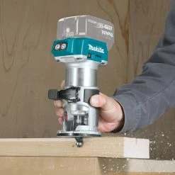 Factory Reconditioned Makita XTR01Z-R 18V LXT Lithium-Ion 1/4 In. Cordless Compact Router (Tool Only) -Cheap Makita Store mktrxtr01z r d